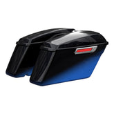 HR3 Mako Shark Fade Hard Saddlebags (Regular) For 14-23 Harley Touring
